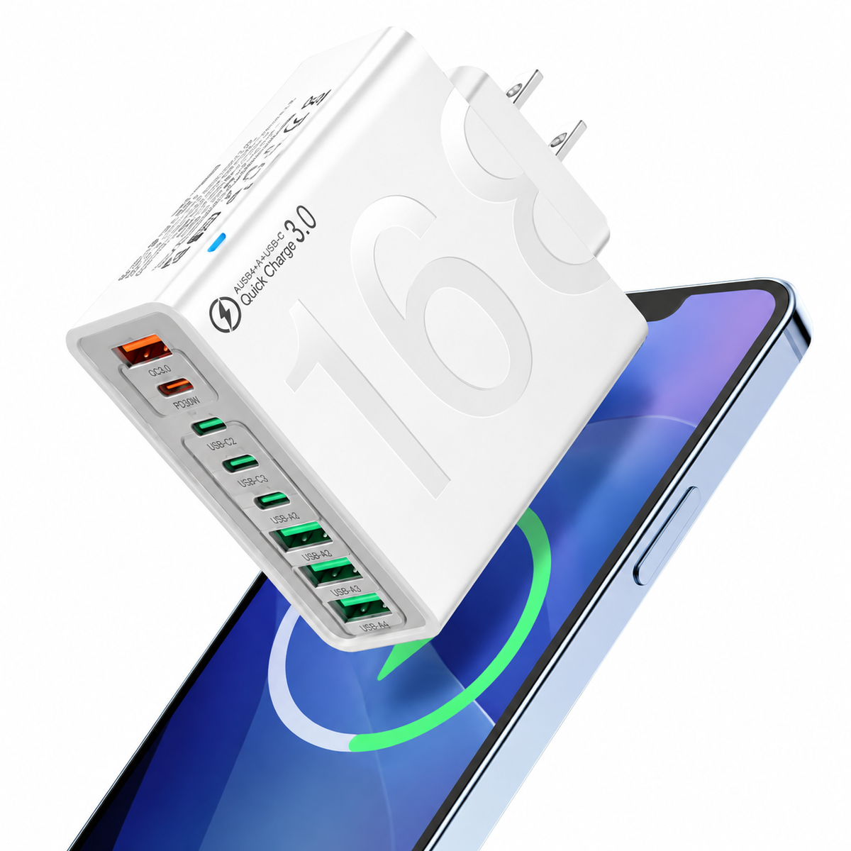 FastVolt multi-device USB and Type-C charger