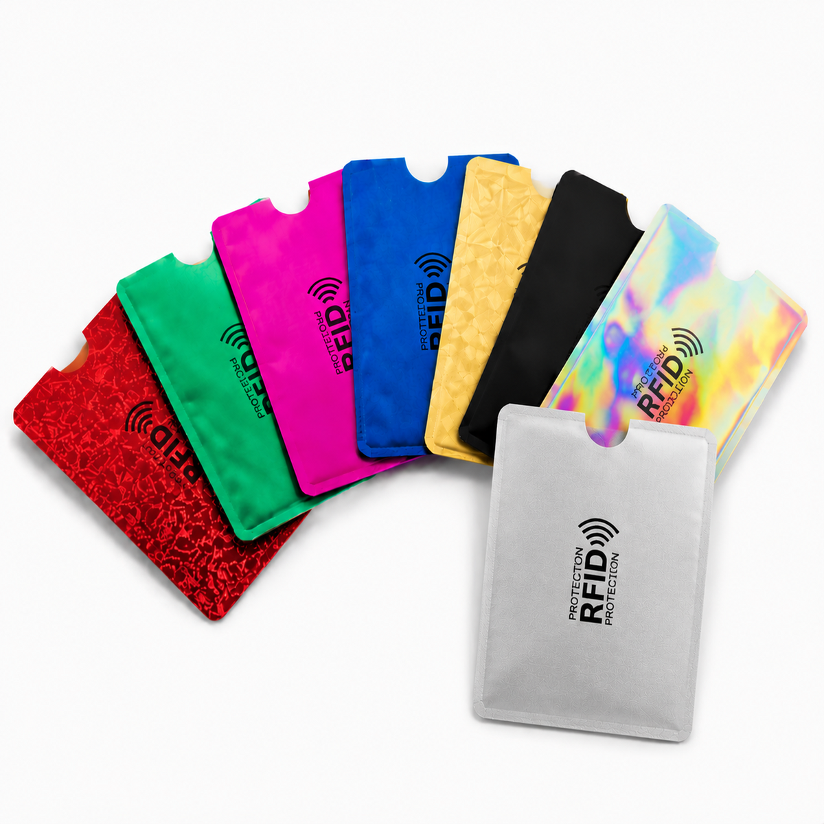 CardShield slim RFID card sleeves for debit and credit cards
