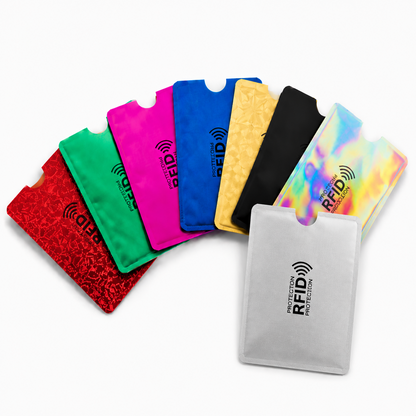 CardShield slim RFID card sleeves for debit and credit cards