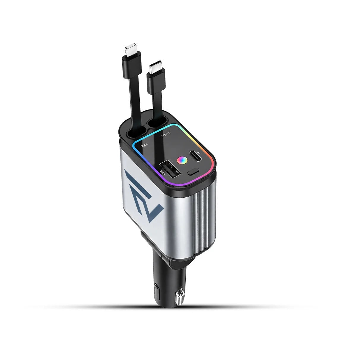Drivo 4-in-1 retractable car charger